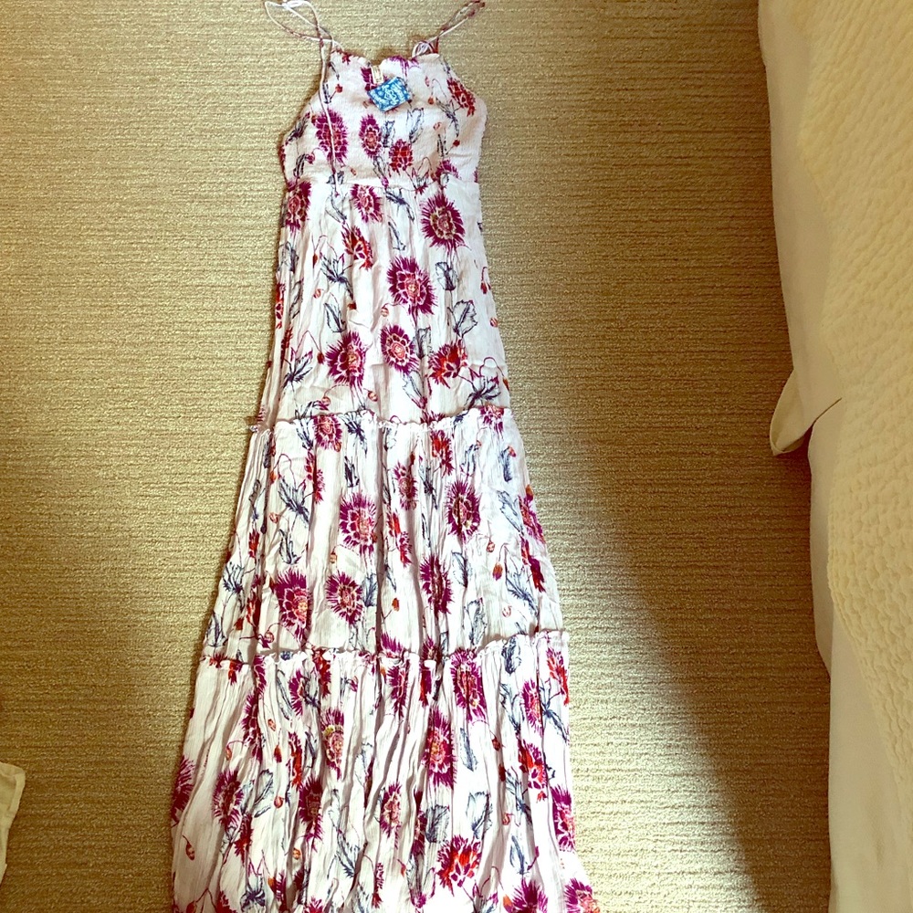 NWT Free People Floral Purple Maxi!